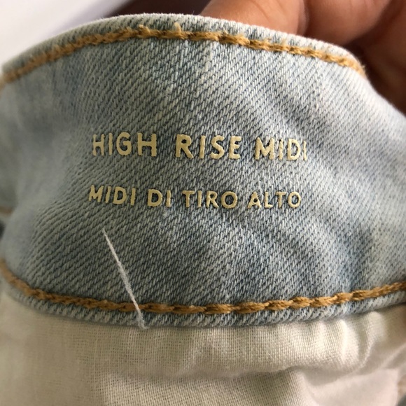 High Rise Jean Shorts - Picture 5 of 5